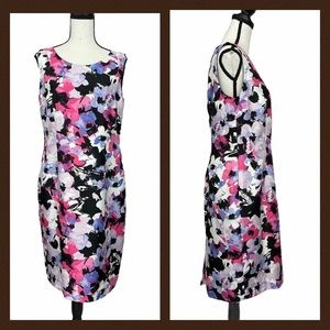 Evan-Picone Black Label Flamingo Sheath Size 10